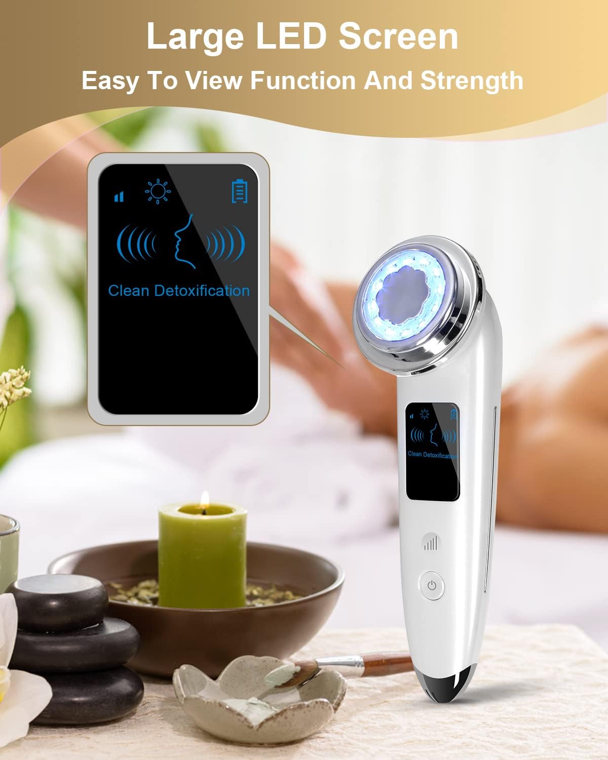 Claréa Anti-Aging Face Massager – Lift, Firm & Glow