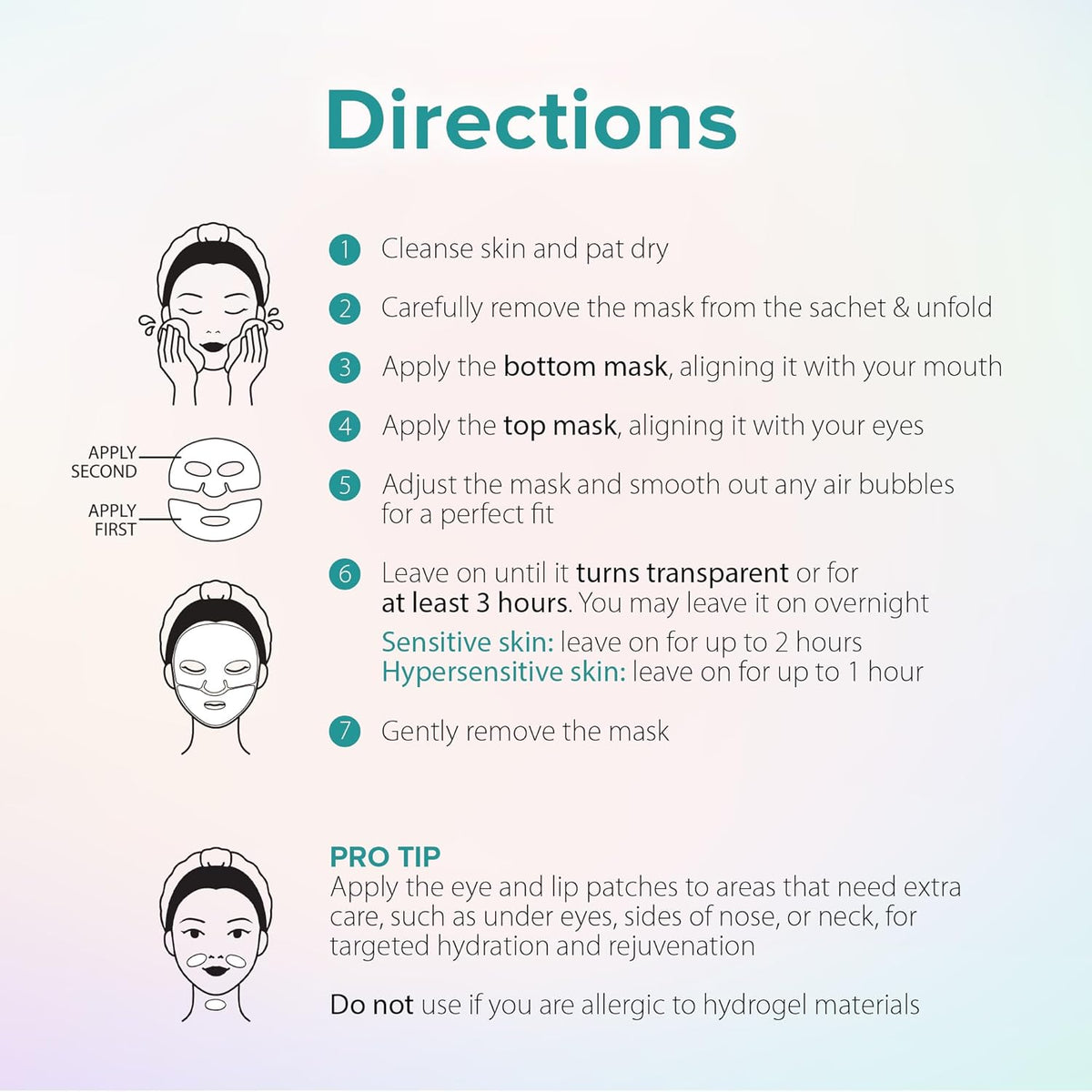 Collagen Bio Face Mask 4 Pack – Hydrating Korean Sheet Masks for Glowing
