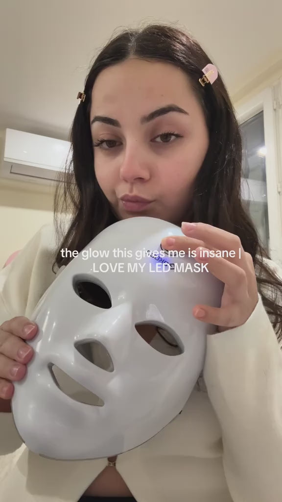 Claréa Anti-Aging Red Light Therapy Face Mask – 7 Modes,  Skin Care Device⭐️